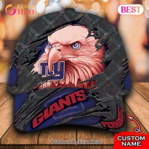NFL New York Giants Special Eagle Bird Design Cap Custom Name