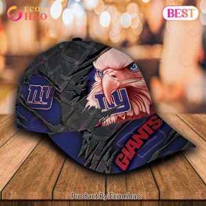 NFL New York Giants Special Eagle Bird Design Cap Custom Name