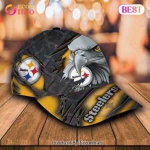 NFL Pittsburgh Steelers Special Eagle Bird Design Cap Custom Name