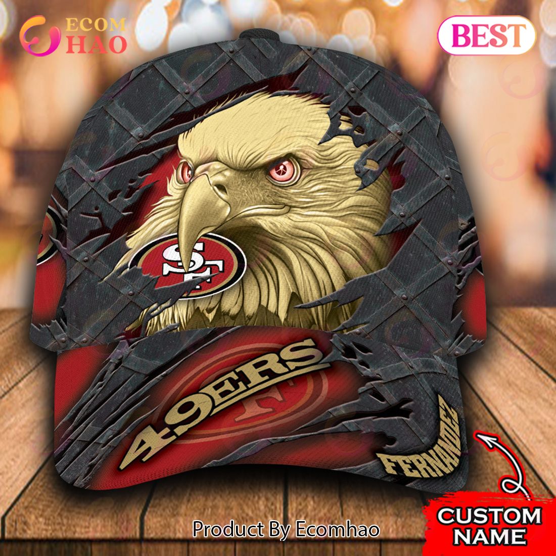 NFL Washington Redskins Special Eagle Bird Design Cap Custom Name