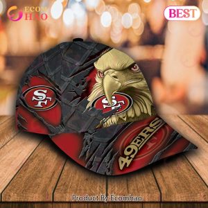 NFL San Francisco 49ers Special Eagle Bird Design Cap Custom Name