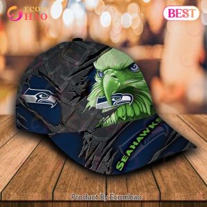 NFL Seattle Seahawks Special Eagle Bird Design Cap Custom Name