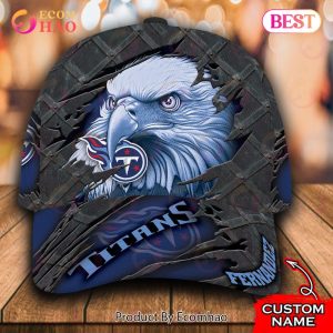 NFL Tennessee Titans Special Eagle Bird Design Cap Custom Name