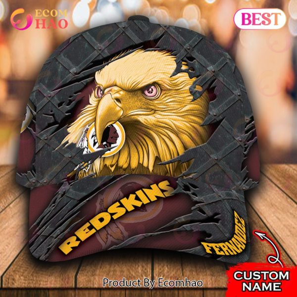 NFL Washington Redskins Special Eagle Bird Design Cap Custom Name