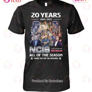 20 Years 2003 – 2023 NCIS All Of The Season Thank You For The Memories T-Shirt