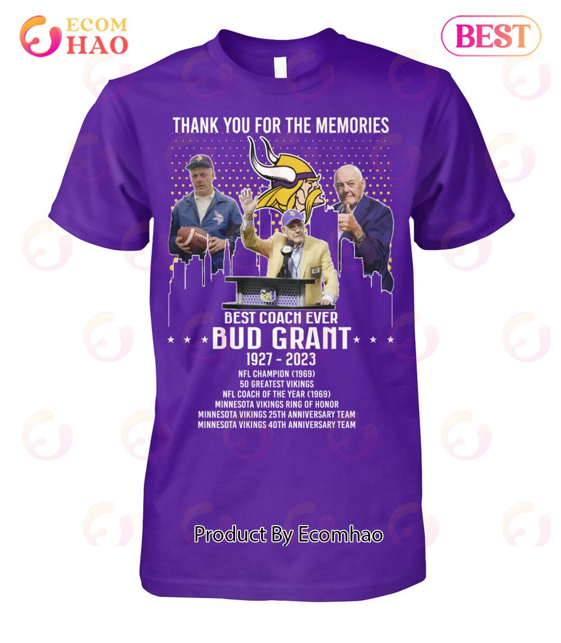 Best Coach Ever Bub Grant 1927 – 2023 Thank You For The Memories T-Shirt