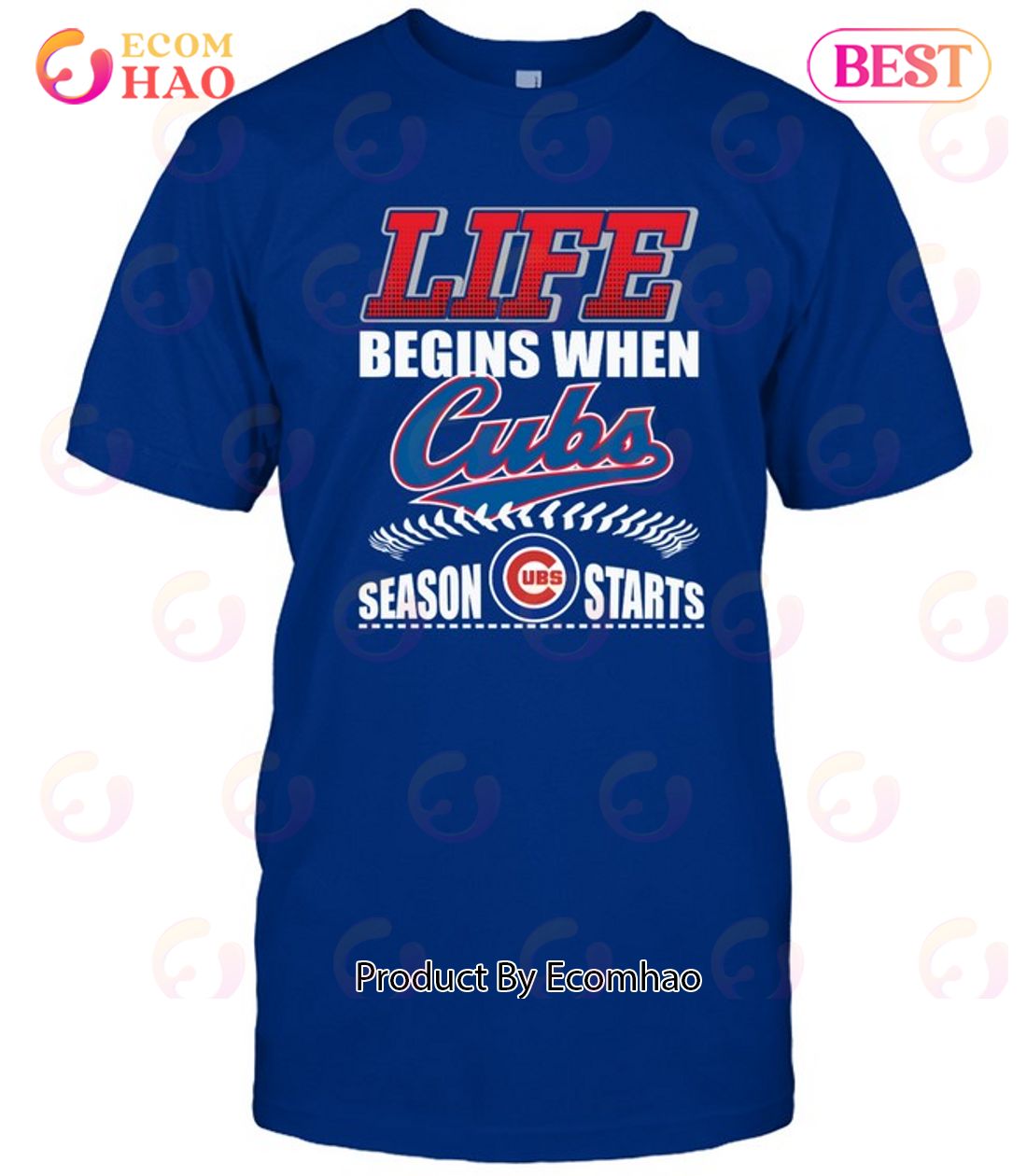 Life Begins When Cubs UBS Season Starts T-Shirt