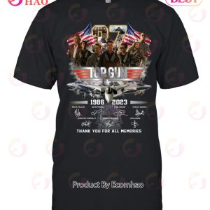 Top Gun 1986 – 2023 Thank You For All Memories T-Shirt