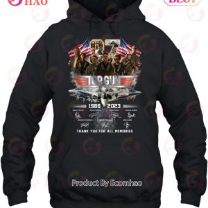 Top Gun 1986 – 2023 Thank You For All Memories T-Shirt