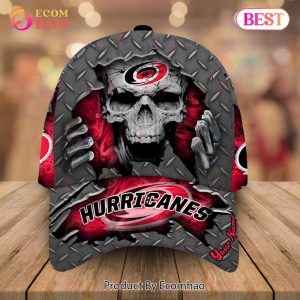 NHL Carolina Hurricanes-Personalized NHL Skull Cap