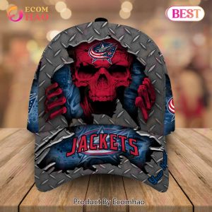 NHL Columbus Blue Jackets-Personalized NHL Skull Cap