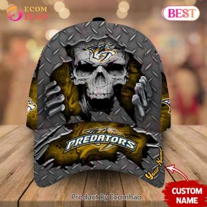 NHL Nashville Predators-Personalized NHL Skull Cap