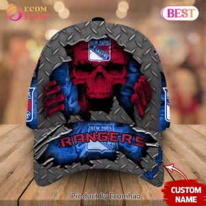 NHL New York Rangers-Personalized NHL Skull Cap