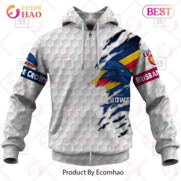 Personalized Golf AFL Adelaide Crows 3D Hoodie