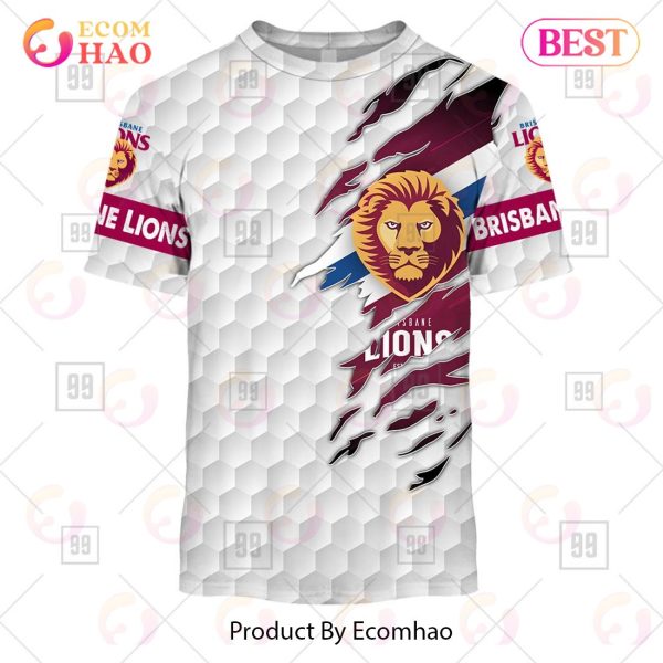 Personalized Golf AFL Brisbane Lions 3D Hoodie
