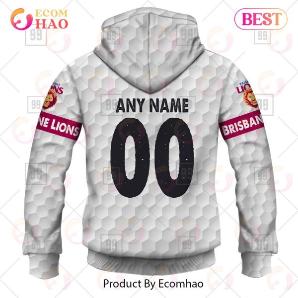 Personalized Golf AFL Brisbane Lions 3D Hoodie