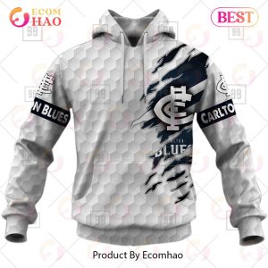 Personalized Golf AFL Carlton Blues 3D Hoodie