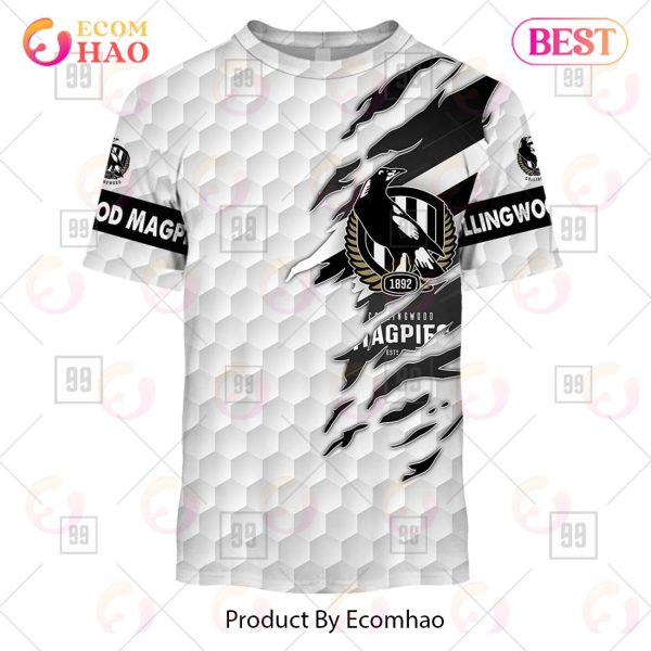 Personalized Golf AFL Collingwood Magpies 3D Hoodie