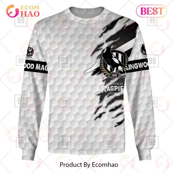 Personalized Golf AFL Collingwood Magpies 3D Hoodie