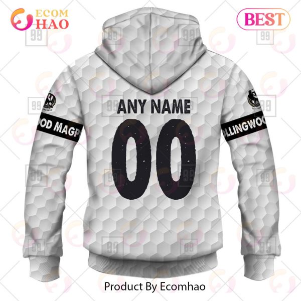 Personalized Golf AFL Collingwood Magpies 3D Hoodie