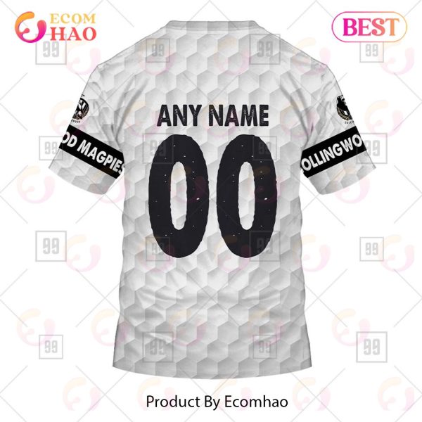 Personalized Golf AFL Collingwood Magpies 3D Hoodie