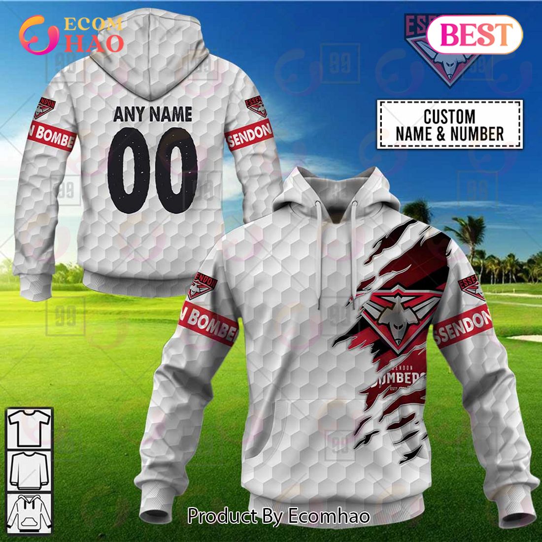 Personalized Golf AFL Greater Western Sydney Giants 3D Hoodie