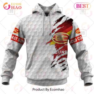 Personalized Golf AFL Gold Coast Suns 3D Hoodie