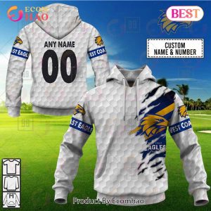 Personalized Golf AFL West Coast Eagles 3D Hoodie