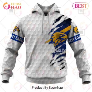 Personalized Golf AFL West Coast Eagles 3D Hoodie