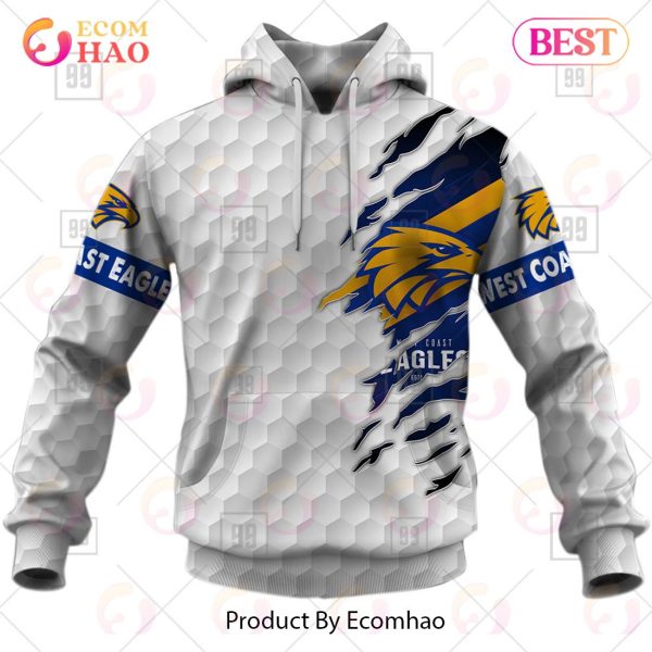 Personalized Golf AFL West Coast Eagles 3D Hoodie