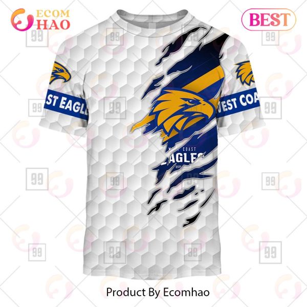 Personalized Golf AFL West Coast Eagles 3D Hoodie
