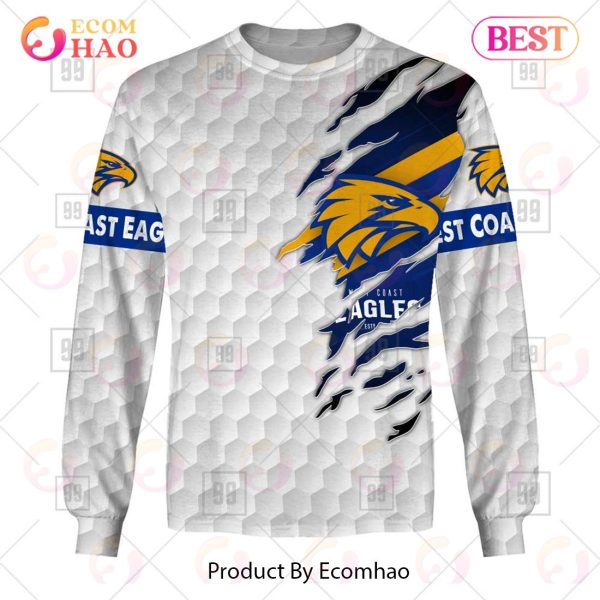 Personalized Golf AFL West Coast Eagles 3D Hoodie