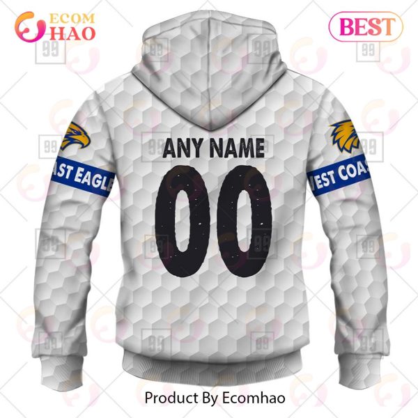 Personalized Golf AFL West Coast Eagles 3D Hoodie