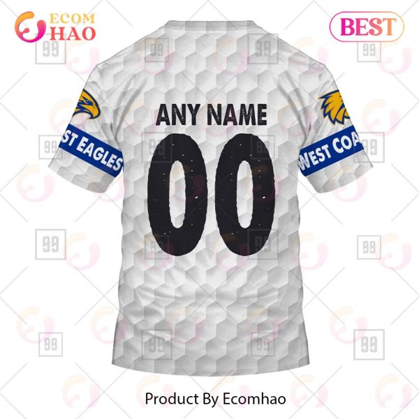 Personalized Golf AFL West Coast Eagles 3D Hoodie