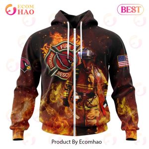 NFL Arizona Cardinals – Personalized Honor Firefighters – First Responders 3D Hoodie