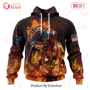 NFL Carolina Panthers – Personalized Honor Firefighters – First Responders 3D Hoodie