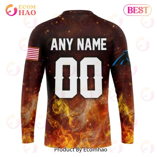 NFL Carolina Panthers – Personalized Honor Firefighters – First Responders 3D Hoodie