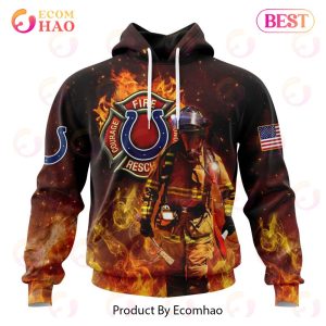 NFL Indianapolis Colts – Personalized Honor Firefighters – First Responders 3D Hoodie