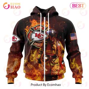 NFL Kansas City Chiefs – Personalized Honor Firefighters – First Responders 3D Hoodie