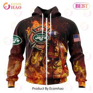 NFL New York Jets – Personalized Honor Firefighters – First Responders 3D Hoodie