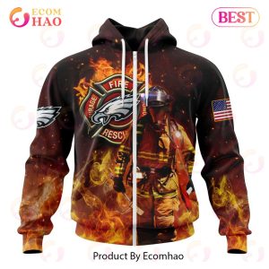 NFL Philadelphia Eagles – Personalized Honor Firefighters – First Responders 3D Hoodie