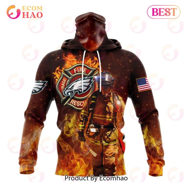 NFL Philadelphia Eagles – Personalized Honor Firefighters – First Responders 3D Hoodie