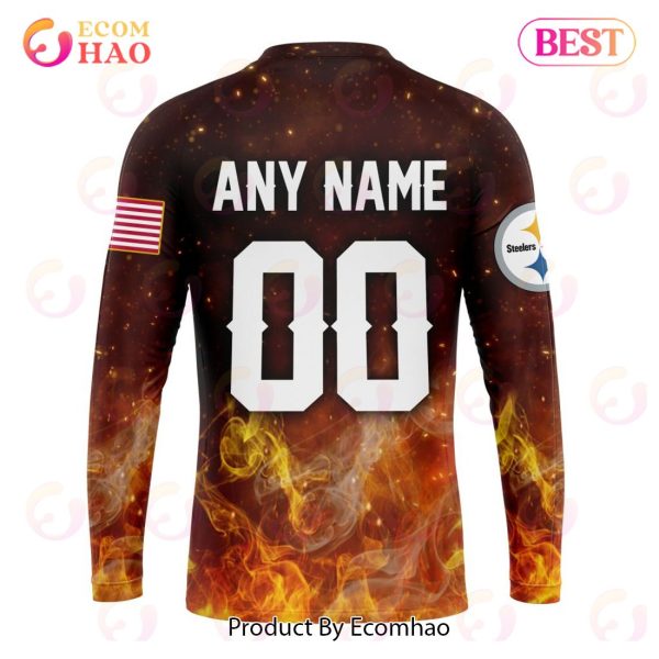 NFL Pittsburgh Steelers – Personalized Honor Firefighters – First Responders 3D Hoodie