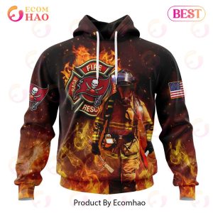 NFL Tampa Bay Buccaneers – Personalized Honor Firefighters – First Responders 3D Hoodie