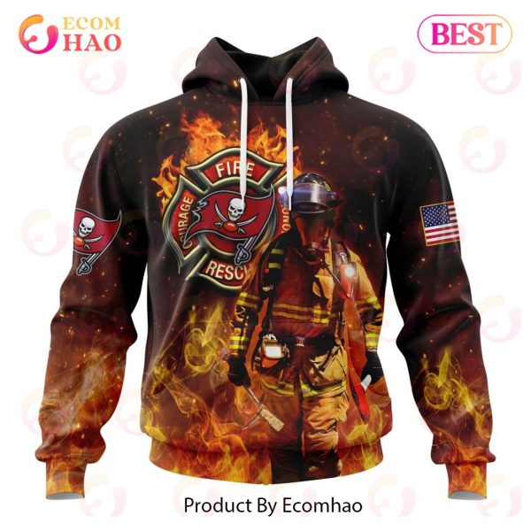 NFL Tampa Bay Buccaneers – Personalized Honor Firefighters – First Responders 3D Hoodie