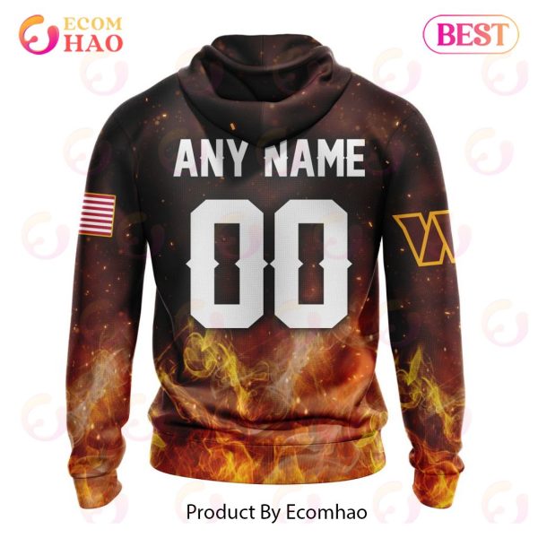 NFL Washington Commanders – Personalized Honor Firefighters – First Responders 3D Hoodie