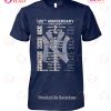 120 Years Of The Greatest MLB Teams New York Yankees Thank You For The Memories T-Shirt