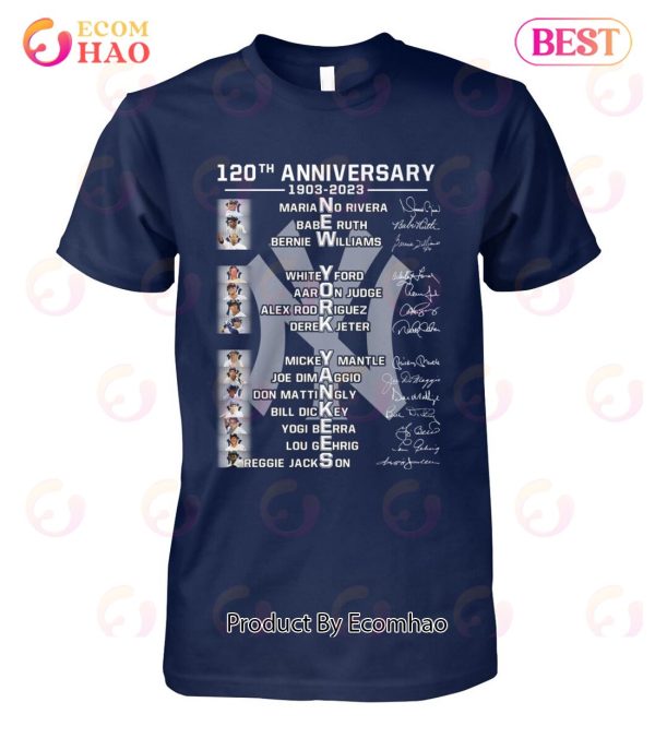 120th Anniversary New York Yankees T-Shirt