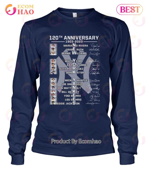 120th Anniversary New York Yankees T-Shirt