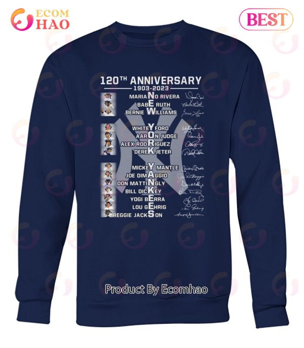 120th Anniversary New York Yankees T-Shirt
